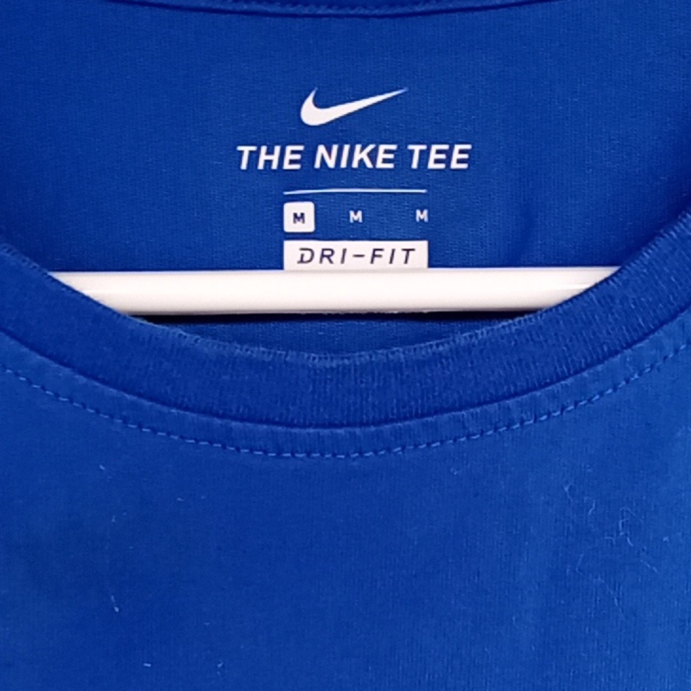 3 For$10 Nike Blue Athletic Tank Top with Red Accents - Picture 2 of 3